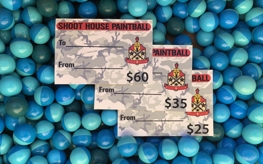 Gift Cards Shoot House Paintball