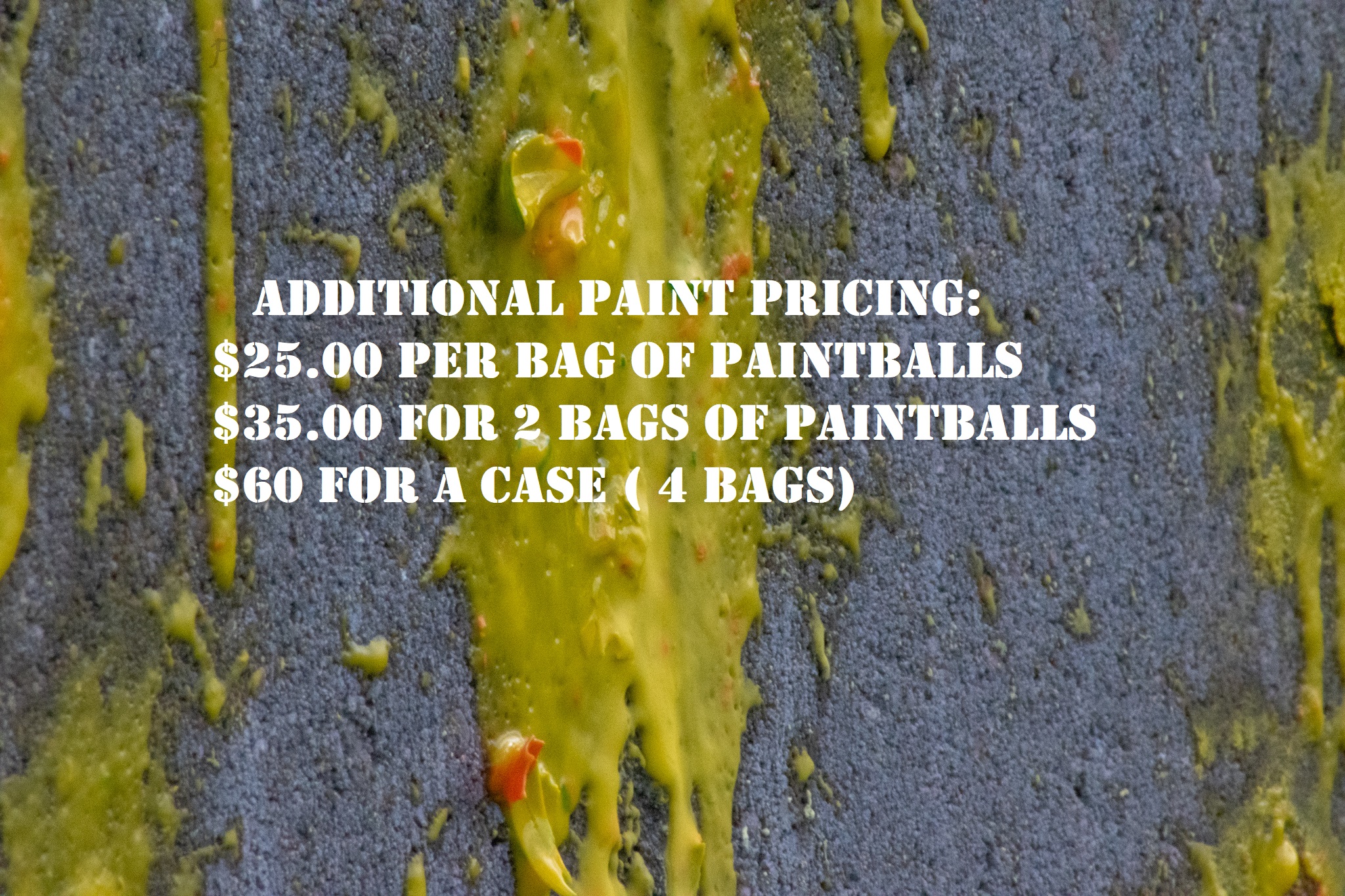 Pricing Shoot House Paintball